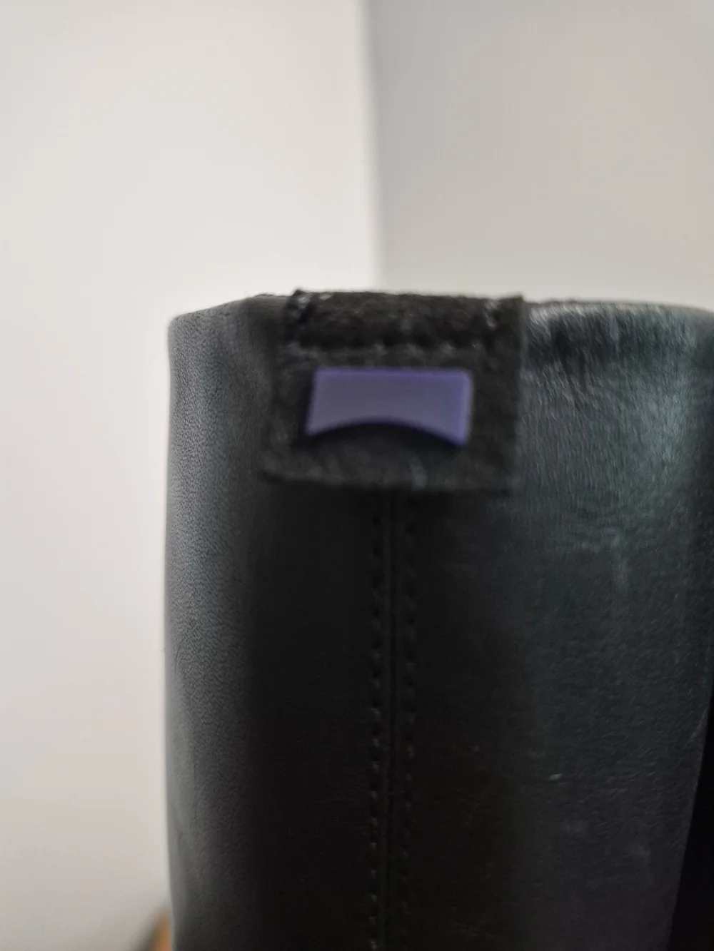 Camper Formiga Leather Riding Boots Black - 35/5 US